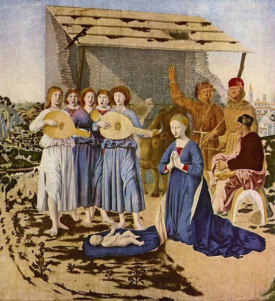 Piero della Francesca Geburt Christi